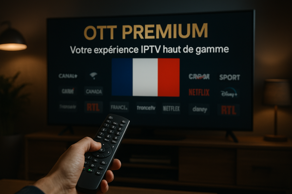 OTT PREMIUM – Abonnement IPTV Premium France | Chaînes, VOD & Replay HD/4K